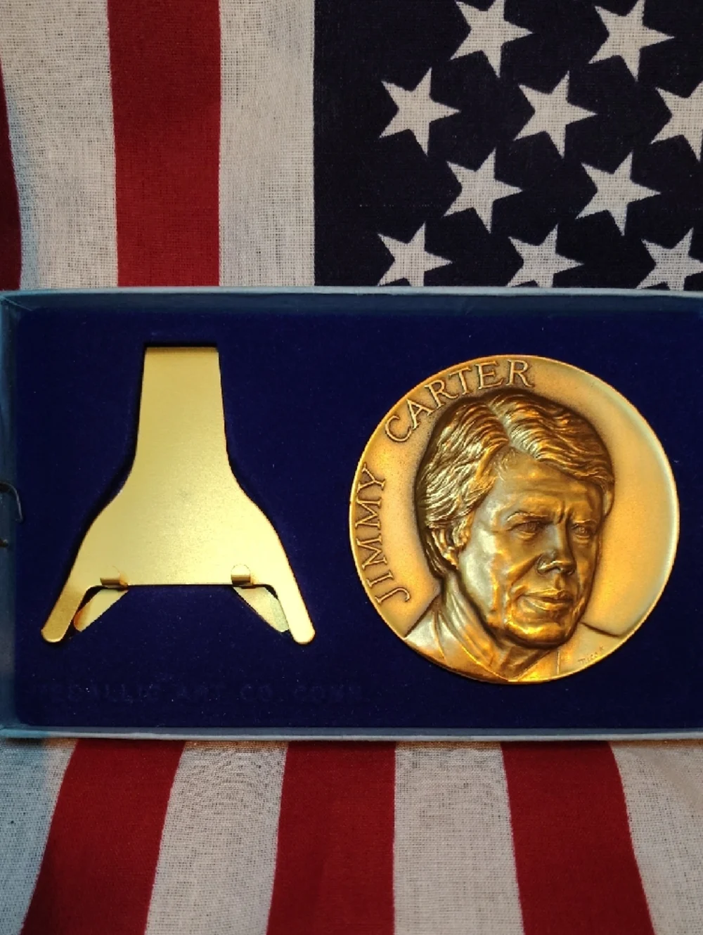 🌹PRISTINE 1977 Jimmy Carter Official Inaugural Medal – Low # Limited Edition🌹